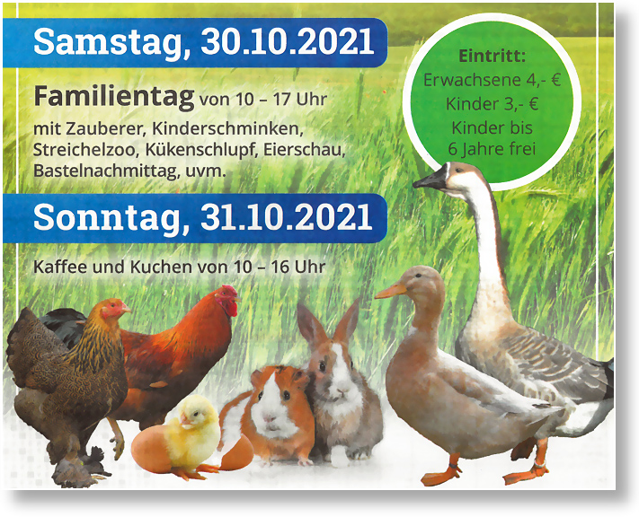 Kleintierschau Sonneberg 2021