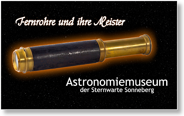 Astronomiemuseum Sonneberg Sonderausstellung Fernrohre