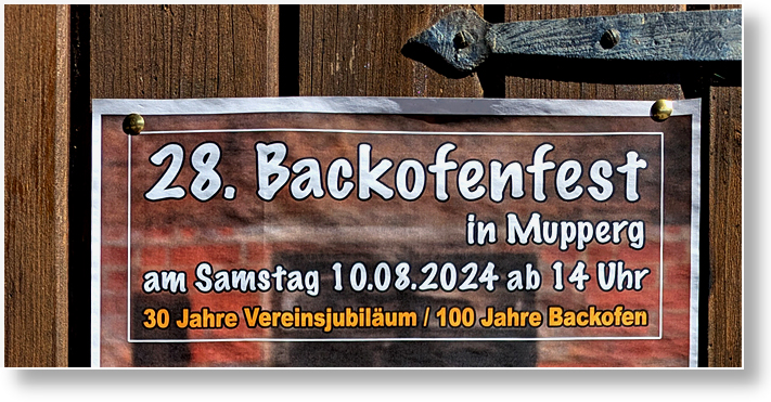Mupperger Backofenfest 2024