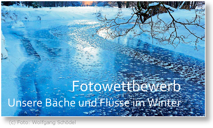 Fotowettbewerb  Baeche und Fluesse im Winter